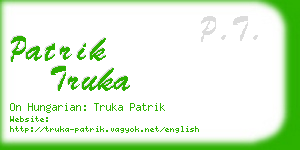 patrik truka business card